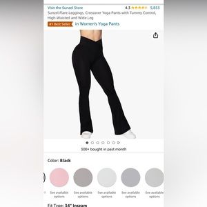 Sunzel Flare Leggings Crossover Yoga Pants